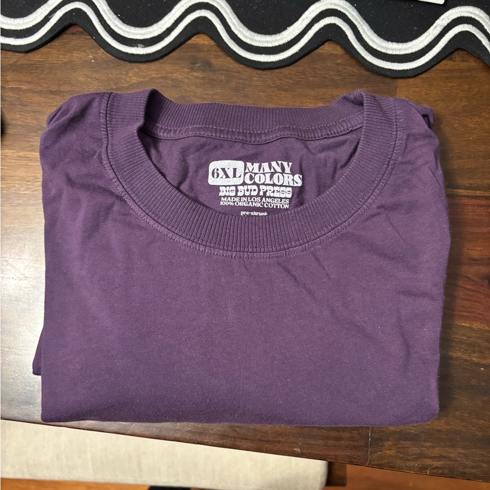 Big Bud Press Purple Organic Tee